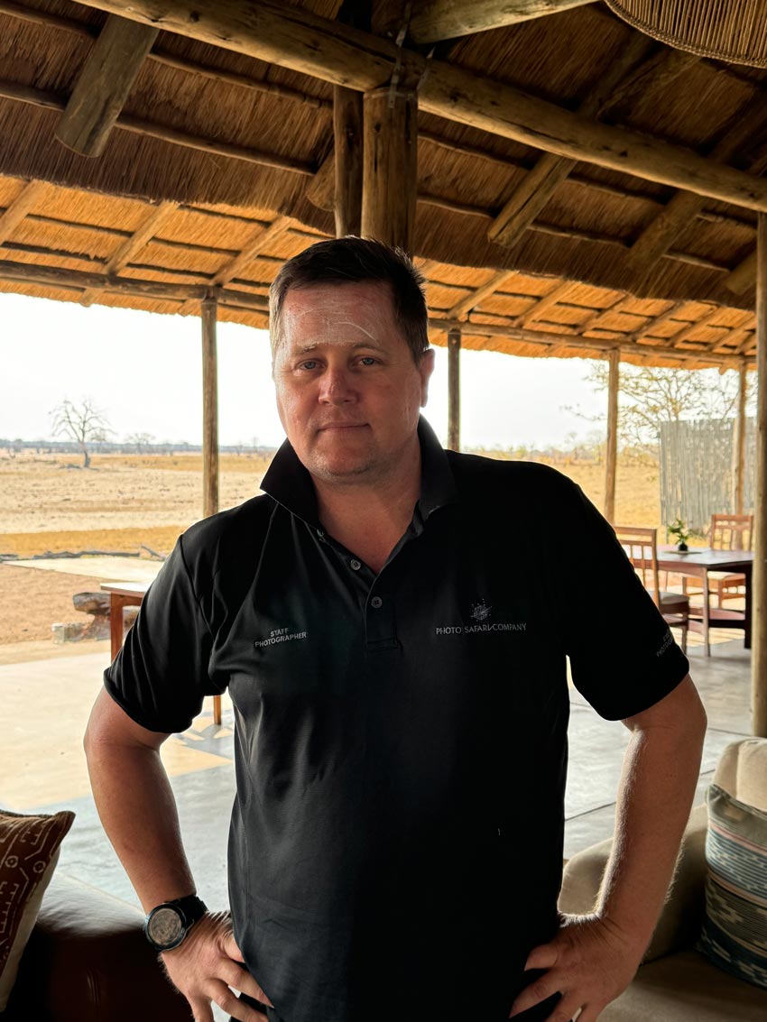 Eric Van Staden, Co-founder and Technical Director at Go Beyond Safaris and Photo Safari Company